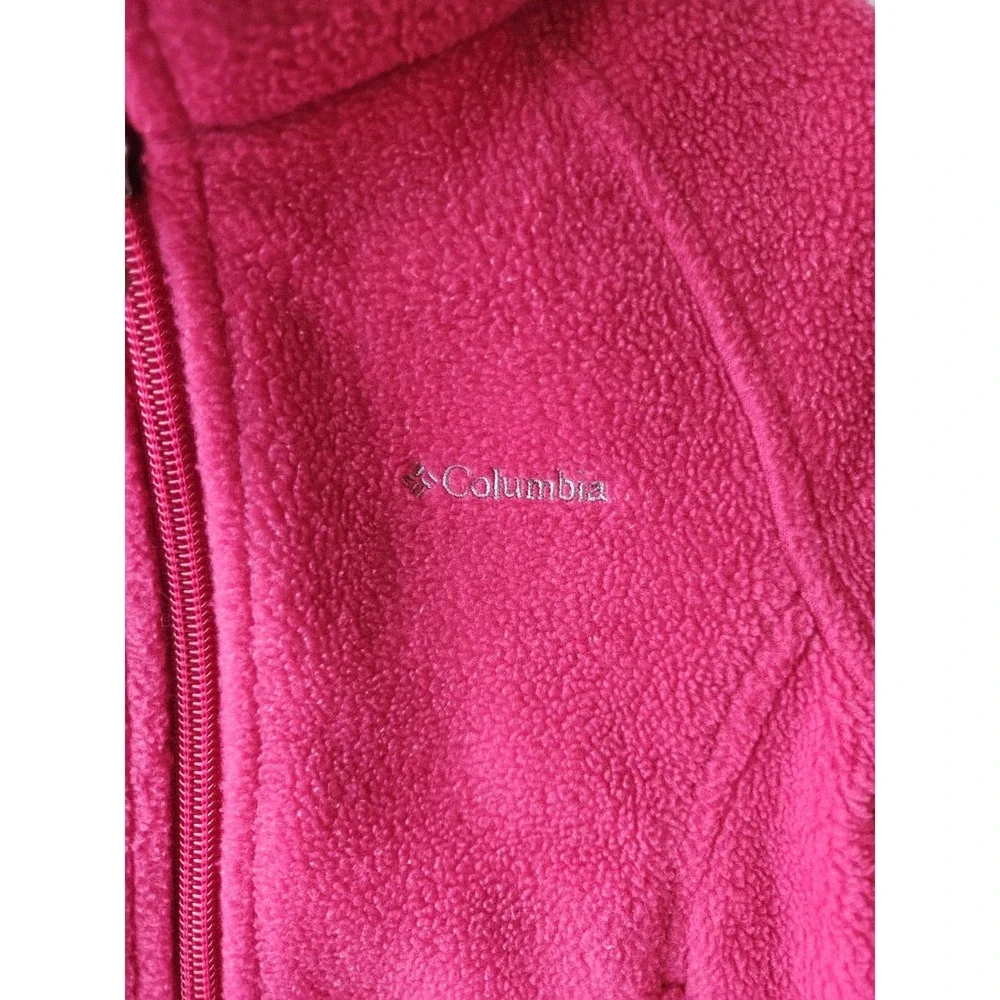 Columbia Baby Fleece Jacket 6-12 Months Pink Full Zip Soft‎ Warm Toddler